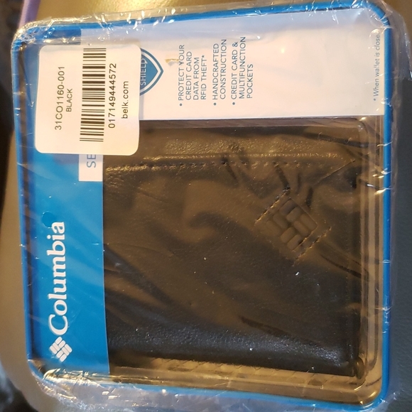 COLUMBIA Men's RFID Blocking Trifold Security Wallet - Picture 1 of 4